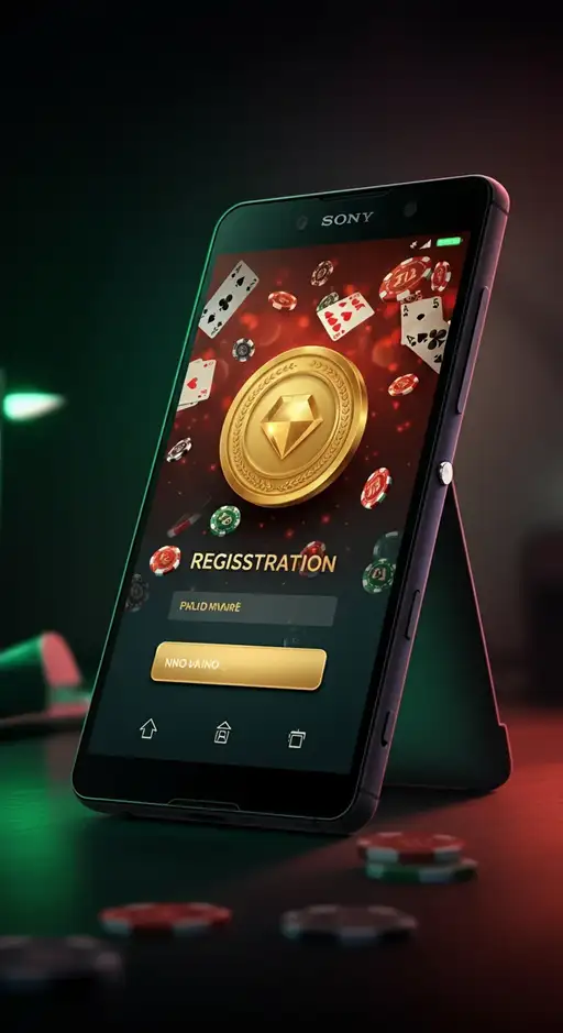 Bildschirmansicht des BetOnRed Casino Registrierungsformulars mit den ersten Eingabefeldern und dem Markenlogo, das den schnellen und sicheren Anmeldeprozess symbolisiert.